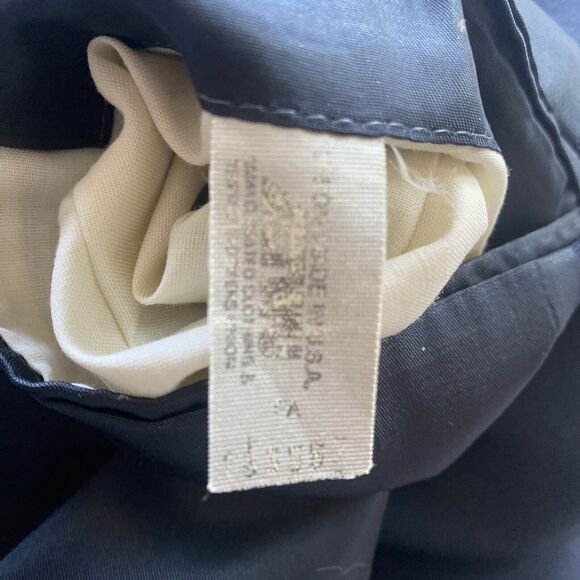 Chaps Ralph Lauren Sport Coat Mens 45 Blue Suit Blazer Jacket Gold Button USA - Picture 15 of 15